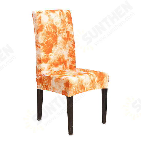 Stretch Chair Cover Tie Dyeing Spray Style Home Decorations