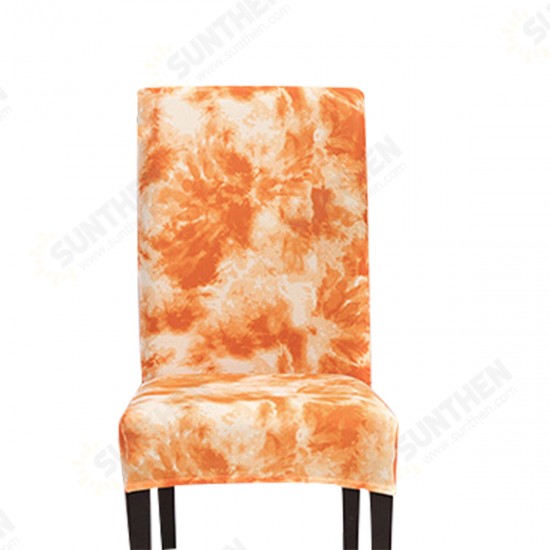 Stretch Chair Cover Tie Dyeing Spray Style Home Decorations