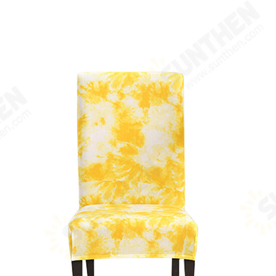 Stretch Chair Cover Tie Dyeing Spray Style Home Decorations