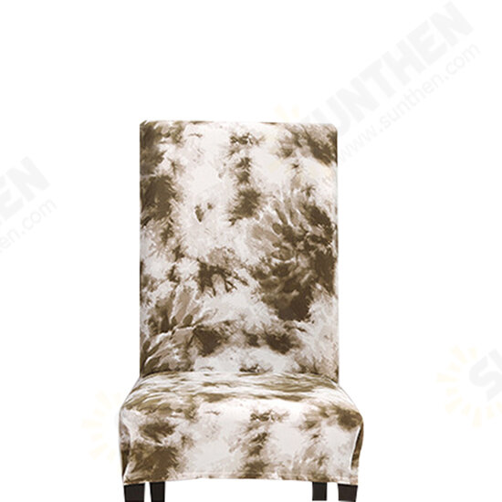 Stretch Chair Cover Tie Dyeing Spray Style Home Decorations