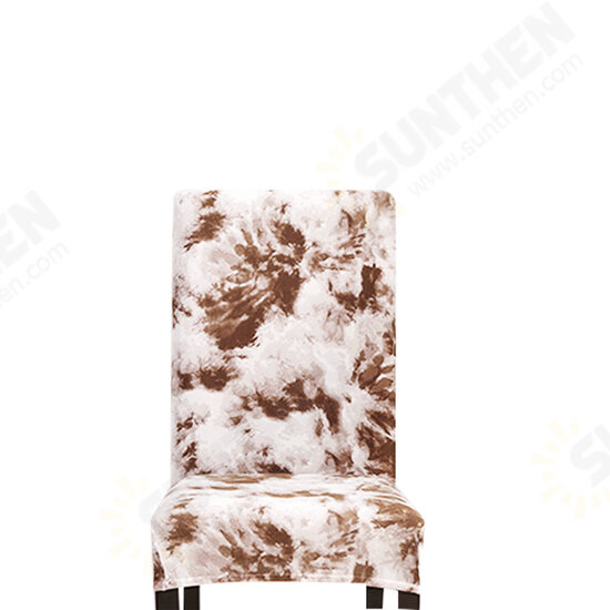 Stretch Chair Cover Tie Dyeing Spray Style Home Decorations