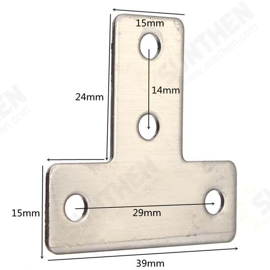 T-shaped Corner Brace Right Angle Shelf Bracket Cabinet Hardware Hardware Fitting