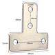 T-shaped Corner Brace Right Angle Shelf Bracket Cabinet Hardware Hardware Fitting