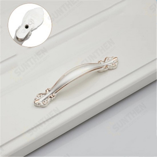 Thickened Solid Small Handle European Style Cabinet Handle Simple Wardrobe Handle Drawer Single Hole Alloy Handle