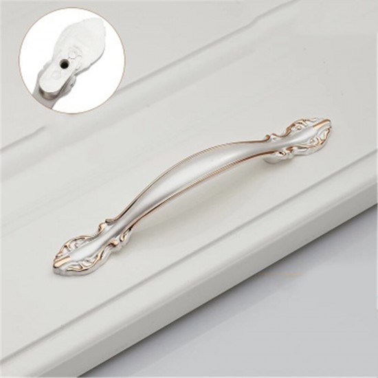 Thickened Solid Small Handle European Style Cabinet Handle Simple Wardrobe Handle Drawer Single Hole Alloy Handle