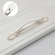 Thickened Solid Small Handle European Style Cabinet Handle Simple Wardrobe Handle Drawer Single Hole Alloy Handle