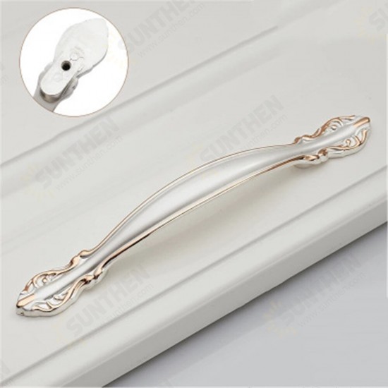 Thickened Solid Small Handle European Style Cabinet Handle Simple Wardrobe Handle Drawer Single Hole Alloy Handle