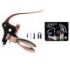 Vino Bottle Opener Rabbit Corkscrew Set 2020 Upgraded Demenades Vino Opener Kit With Foil Cutter Vino Stopper And Extra Spiral Professional Grade