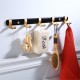 Wall Mounted Hook Rack Foldable Hooks Hangers Home Clothes Coats Organizer Rack