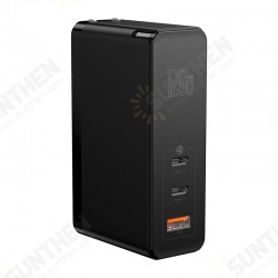 120W USB-C Charger 3 Port PD3.0 QC4+ SCP FCP Quick Charge USB Wall Charger US Plug Adapter With 100W USB-C to USB-C Power Delivery Cable 120W USB-C Charger 3 Port PD3.0 QC4+ SCP FCP Quick Charge USB Wall Charger US Plug Adapter With 100W USB-C to USB-C Power Delivery Cable