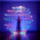 1PC LED 7 Colors Glow POI Thrown Balls Light Up Handball Sports Belly Dance Hand Novelties Toys