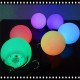 1PC LED 7 Colors Glow POI Thrown Balls Light Up Handball Sports Belly Dance Hand Novelties Toys