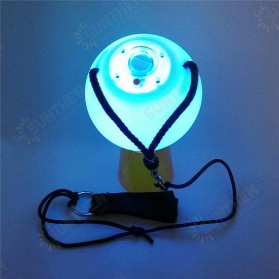 1PC LED 7 Colors Glow POI Thrown Balls Light Up Handball Sports Belly Dance Hand Novelties Toys