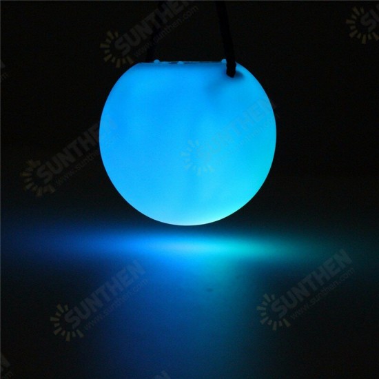 1PC LED 7 Colors Glow POI Thrown Balls Light Up Handball Sports Belly Dance Hand Novelties Toys