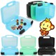 1PC Plastic Finger Animal Pets Storage Box Portable Suitcase Travel Luggage Novelties Toys Organizer Tools