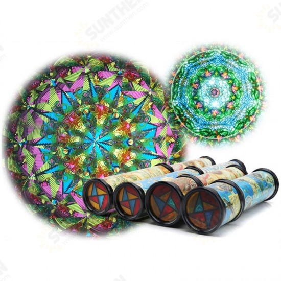 21cm Rotating Kaleidoscopes Colorful World Preschool Toys Style Random Best Kids Gifts