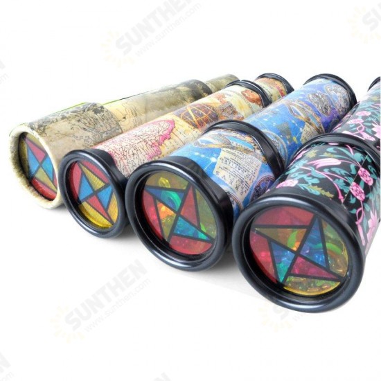 21cm Rotating Kaleidoscopes Colorful World Preschool Toys Style Random Best Kids Gifts