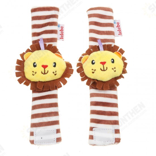 2PCS Baby Multi Style Cute Wrist Rattle Wrist Strap Novelties Toys for Kids Gift 2PCS Baby Multi Style Cute Wrist Rattle Wrist Strap Novelties Toys for Kids Gift