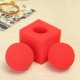 3PCS Kingmagic Magic Ball To Square Sponges Tricks Set Red