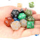 42 Pcs Polyhedral Board RPG MTG Game Dice 6 Sets 4D 6D 8D 10D 12D 20D + 6 Pouch