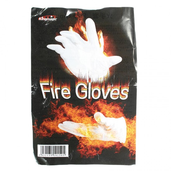 4Pcs Magic Props Palm Fire Gloves Trick Funny Toys With Random