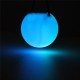 5PCS Pro LED Multicolored Glow POI Thrown Balls Light Up For Belly Dance Hand Props