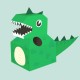 Animal Cardboard Wearable Carton Toys Giraffe Dinosaur Children's Handmade DIY Model Novelties Toys Animal Cardboard Wearable Carton Toys Giraffe Dinosaur Children's Handmade DIY Model Novelties Toys