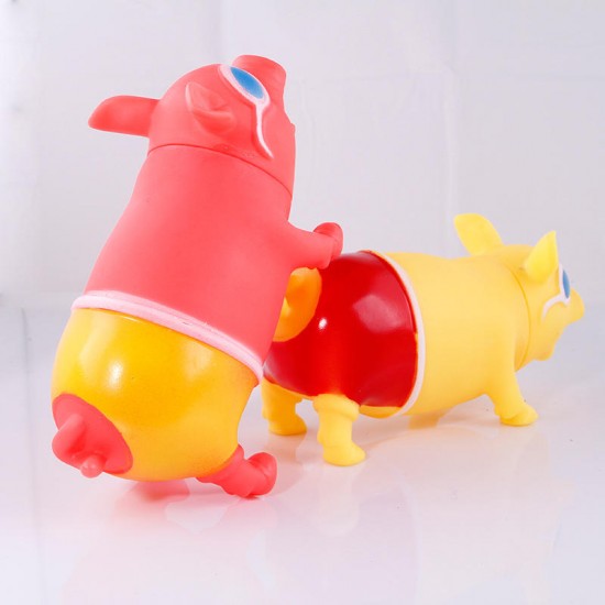 Big Size Trick Screaming Pig Funny Squeeze Sound Reduce Stress Pets Playing Tool