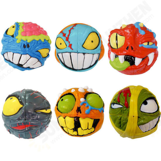 Cartoon Style Pocket Cube Fidget Skull Second Order Reduce Stress Gift Fun Kids Adults Toys