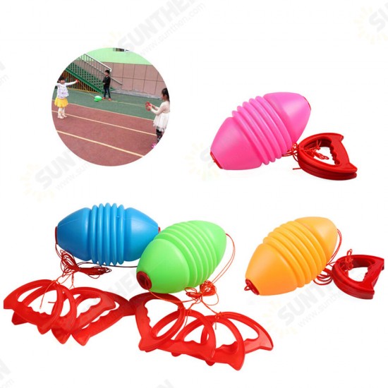 Children's Lara Ball Shuttle Pull Ball Handball Double Cooperation Puller Indoor Outdoor Sports Game Toys