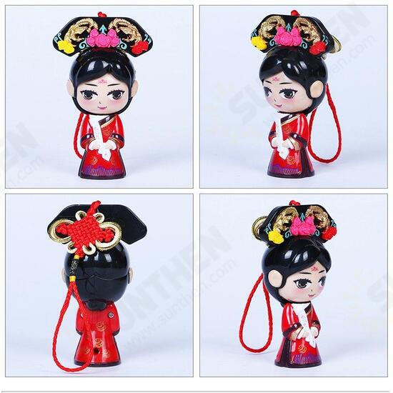 Chinese Forbidden City Queen Face Changing Doll Toys Gifts Car Decoration