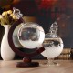 Christmas Gift Weather Forecast Crystal Bottle Globe Storm Home Desk Decor Wood Glass Base Novelties Toys