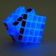 Classic Magic Cube Toys 4x4x4 PVC Sticker Block Puzzle Speed Cube Dark Luminous