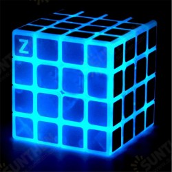 Classic Magic Cube Toys 4x4x4 PVC Sticker Block Puzzle Speed Cube Dark Luminous