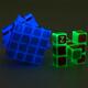 Classic Magic Cube Toys 4x4x4 PVC Sticker Block Puzzle Speed Cube Dark Luminous