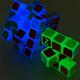 Classic Magic Cube Toys 4x4x4 PVC Sticker Block Puzzle Speed Cube Dark Luminous Classic Magic Cube Toys 4x4x4 PVC Sticker Block Puzzle Speed Cube Dark Luminous