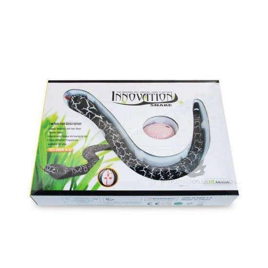 Creative Simulation Electronic Remote Control Realistic RC Snake Toy Prank Gift Model Halloween