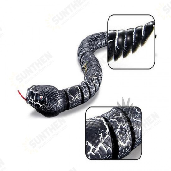 Creative Simulation Electronic Remote Control Realistic RC Snake Toy Prank Gift Model Halloween