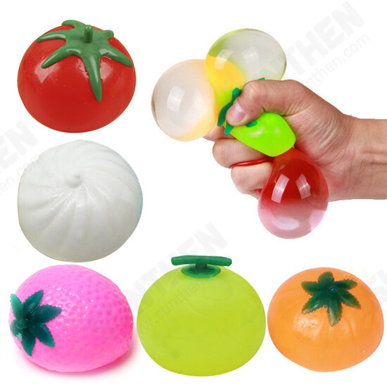 Creative Simulation Multishape Vent Fruit Reduce Stress For Kids Chlidren Gift Toys