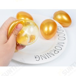 Creative TPR Simulation Eggs Venting Eggs Venting Liquid Balls Stress Relief Toy