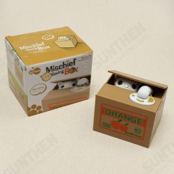 Cute Cat Automated Steal Stealing Money Saving Box Bank Cute Cat Automated Steal Stealing Money Saving Box Bank