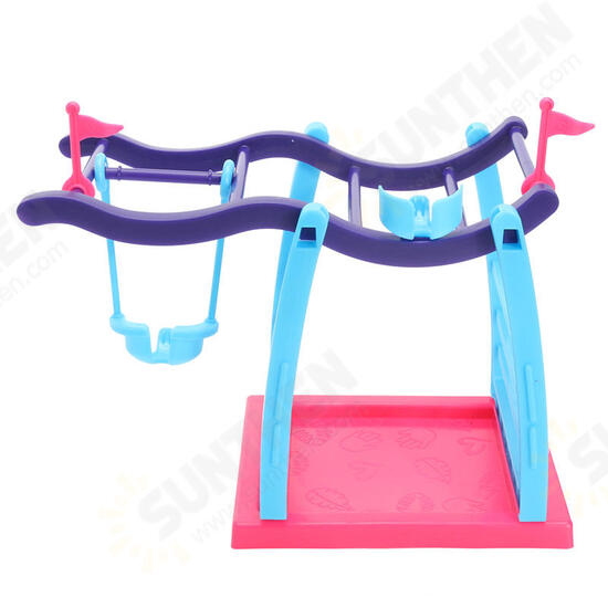 DIY Christmas Gift Finger Baby Animal Pets Swing Climbing Frame Playset Table Decoration Toys