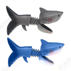 Dinosaur Shark Pecker Telescopic Spring Manipulator Clip Creative Decompression Tricky Toy