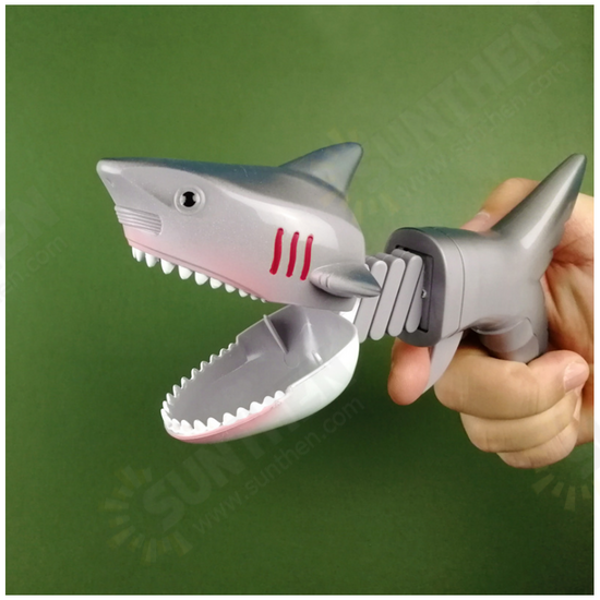 Dinosaur Shark Pecker Telescopic Spring Manipulator Clip Creative Decompression Tricky Toy