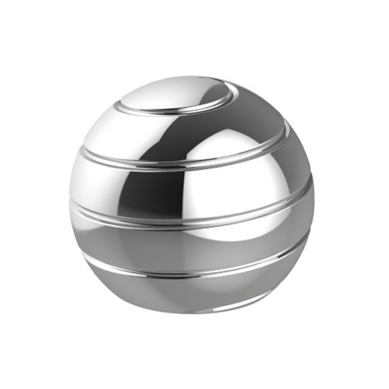Fidget Toys Metal Gyro Desktop Ball Rotary Gyro Aluminum Alloy Round Metal Decompression Toy