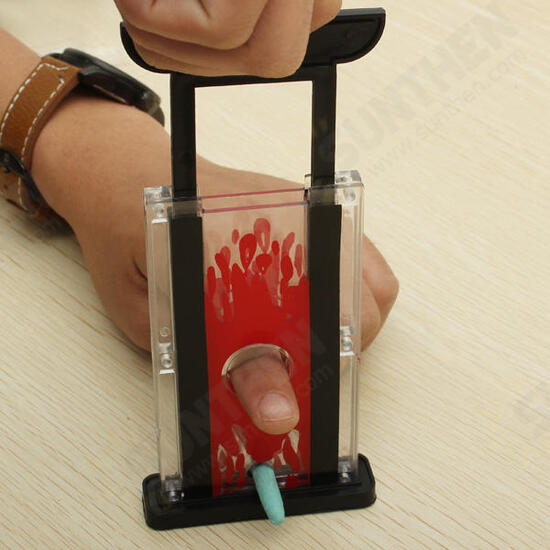 Finger Cutter Chopper Guillotine Magic Props Tricks Toy