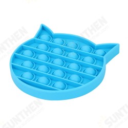 Four-color Cat Face Style Children's Mathematical Mental Arithmetic Concentration Silicone Decompression Toys Desktop Educational Fidget Toys