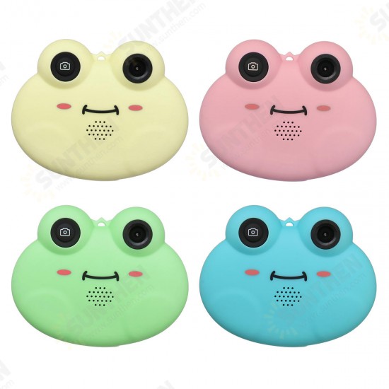 H312 Children Camera Cute Frog Animal 1.54 inch HD Screen Wide Angle 120° With Board Game Novelties Toys