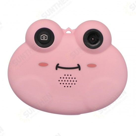 H312 Children Camera Cute Frog Animal 1.54 inch HD Screen Wide Angle 120° With Board Game Novelties Toys