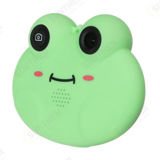 H312 Children Camera Cute Frog Animal 1.54 inch HD Screen Wide Angle 120° With Board Game Novelties Toys